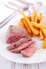 beef and french fries