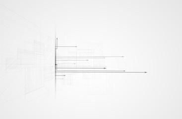 abstract structure circuit computer cube technology business bac