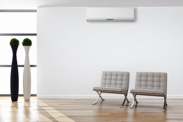 Stanza con aria condizionata