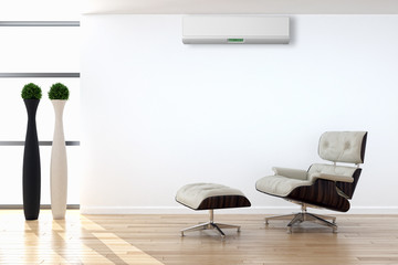 Stanza con aria condizionata