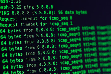 UNIX bash shell green color on black background