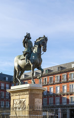 statue of King Philip III, Madrid