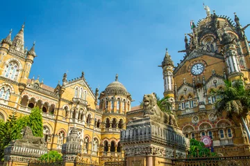 Crédence de cuisine en verre imprimé Inde Chatrapati Shivaji Terminus plus tôt connu sous le nom de Victoria Terminus i
