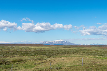 Fototapeta na wymiar Scenic view of Icelandic landscape in summer.