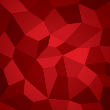 Abstract vector geometry background, red planes, more surfaces