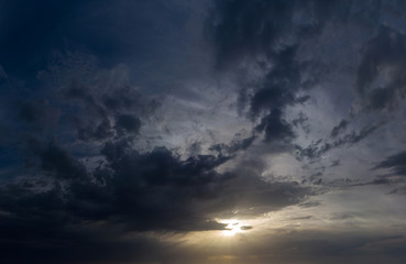 A Sunset in the sea