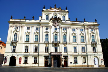Fototapeta na wymiar Archbishop's Palace, Prague, Czech Republic.