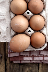 Farm Fresh Brown Chicken Hen Eggs