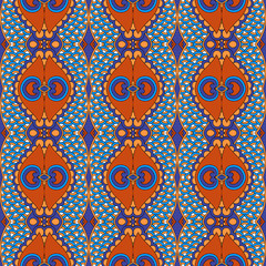 seamless geometry vintage pattern, ethnic style ornamental backg