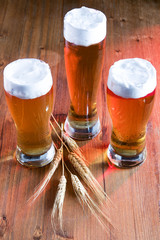 glasses of beer