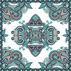 Traditional ornamental floral paisley bandanna. You can use this
