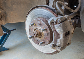 Defective brake disc