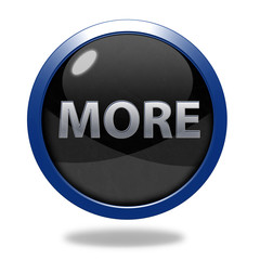 More circular icon on white background