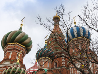 Moscow, Russia. St. Basil's Cathedral (Pokrovsky Cathedral) 