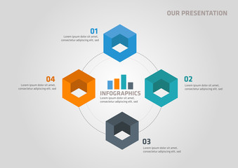 Obraz premium Infographics