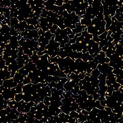 Seamless pattern with serpentines