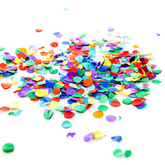 Fototapeta na wymiar pile of colorful confetti
