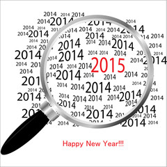 2014 2015 New Year card