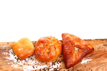 bakery, Bread on a Wooden Table
