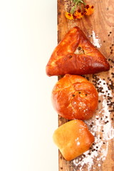 bakery, Bread on a Wooden Table