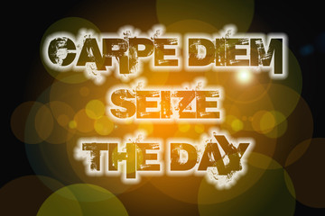 Carpe Diem Concept