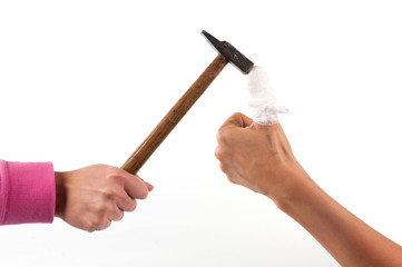 Colpire con il martello