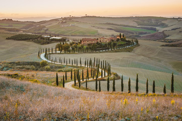 Country landscape in Tuscany, Italy