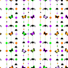 halloween seamless pattern