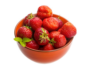 Strawberry in the bowl