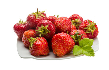 Strawberry in the bowl