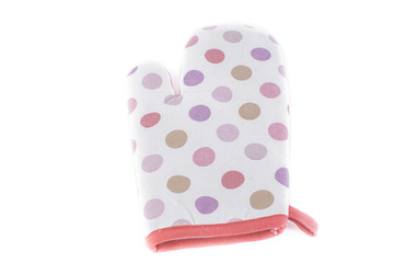 Kitchen glove on a white background