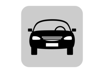 Obraz premium Car vector icon