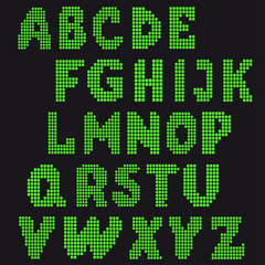 set of letters for design