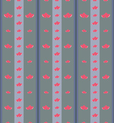 Seamless wallpaper pattern with hearts