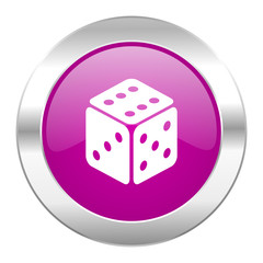game violet circle chrome web icon isolated
