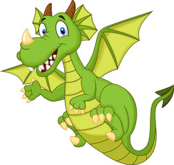 Cute cartoon dragon