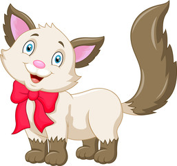 Cute cartoon cat