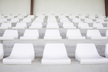 Bright white seats