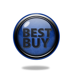 Best buy circular icon on white background