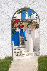 Traditional Greek architecture on Mykonos island - 71603941