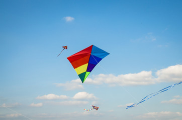 Fototapeta na wymiar colorful kite