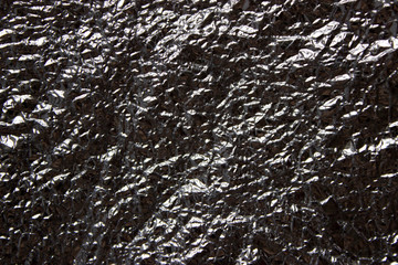 background of shiny glossy metal foil