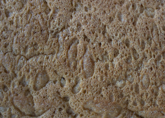 background white porous soft bread