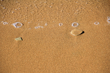 Fototapeta na wymiar kieselstein am strand