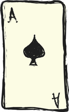doodle ace of spades