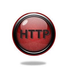 http circular icon on white background