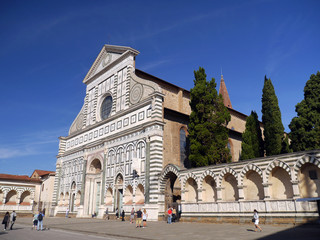 Fototapeta na wymiar Iglesia de Santa María Novella, Florencia, Italia