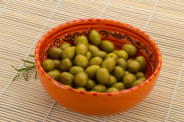 Green olives
