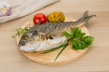 Grilled dorado