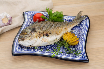 Grilled dorado
